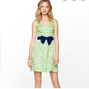 Lilly Pulitzer Roswell dress sailor theme green white size 10
